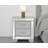 Hamilton Silver Champagne Nightstand