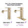 Single-Hole Single-handle Bathroom Faucet with Drain Assembly