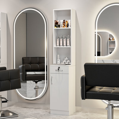 Freestanding Beauty Carnkirn Storage Station, Makeup Vanity