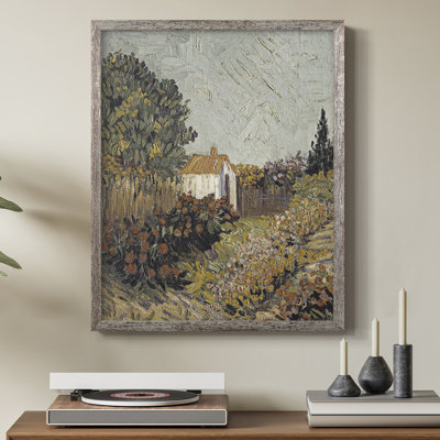 «Vintage Landscape CCLXV», reproduction encadrée - bois massif