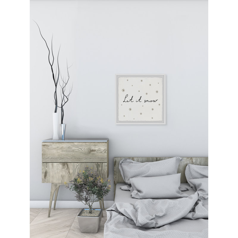I Love Snow - Single Picture Frame Print, 81cm H x 81cm W x 3.81cm D