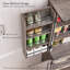 Garde-manger Aaleah 72'' avec 8 tablettes suspendues, meuble de cuisine autoportant avec étagères réglables, portes magnétiques et conception anti-basculement-389646971