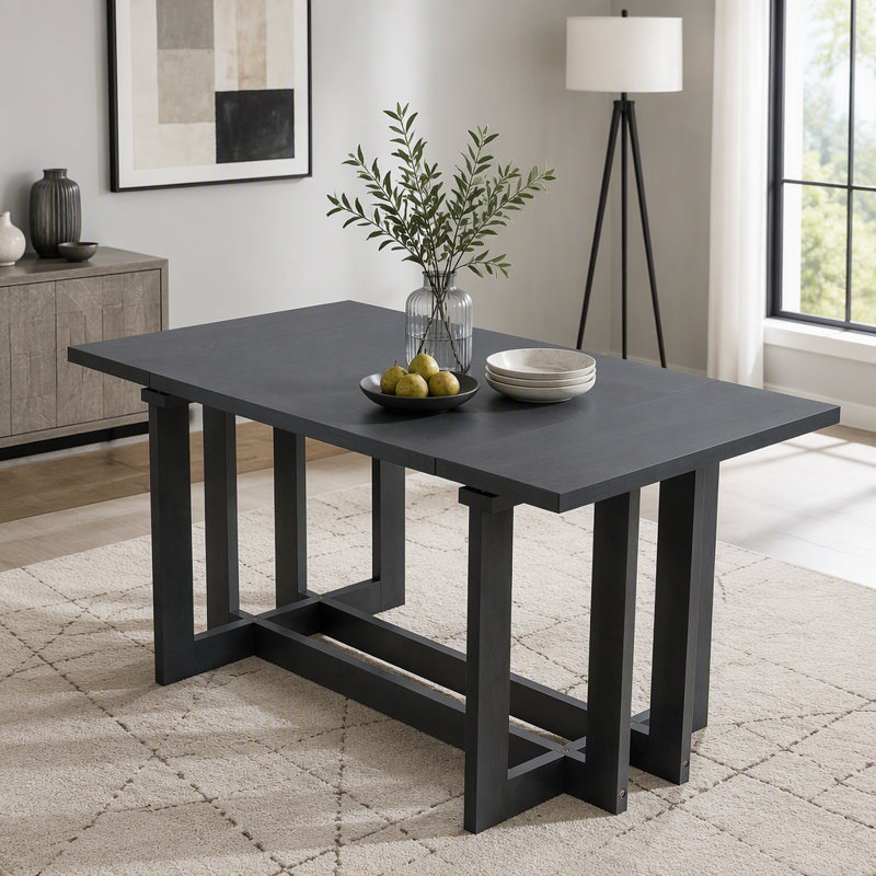 82" Extendable Trestle Dining Table