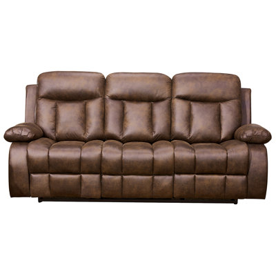 Coover Upholstered 87'' Reclining Sofa