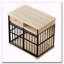 Meubles pour cage de chien, meubles pour grande cage avec plateau pour chiens de taille moyenne, chenil en bois-1040034089