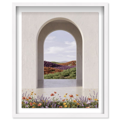 Window to Paradise Framed Graphic Art