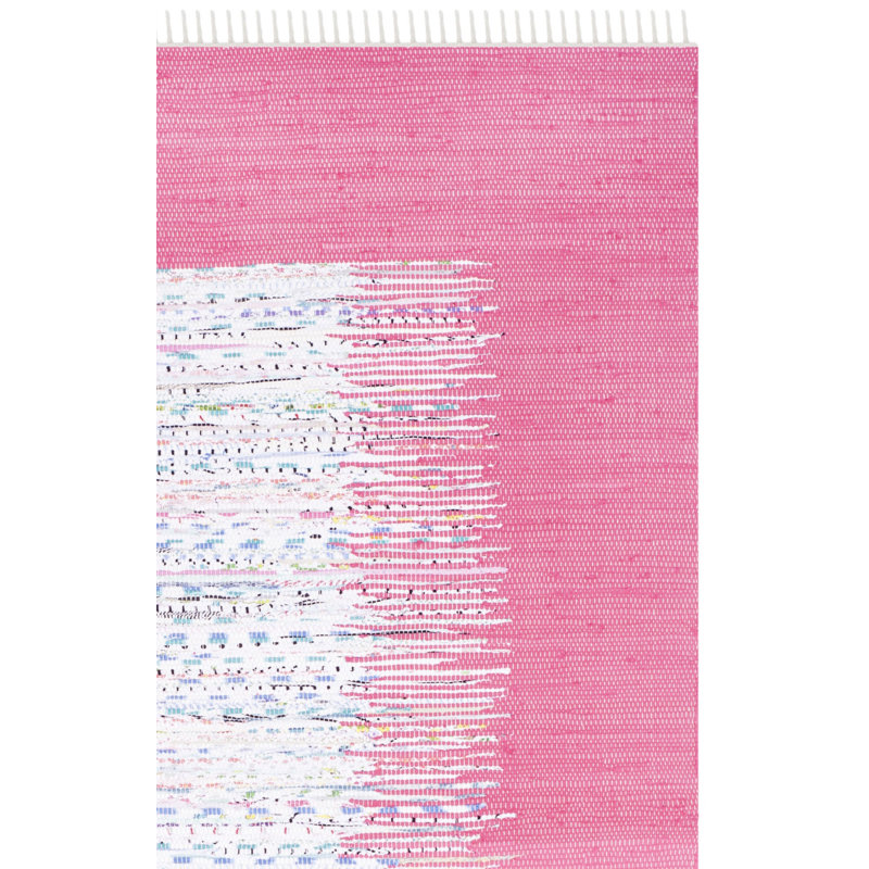 Paschall Hand Woven Cotton Rug, Rectangle 4' x 6'