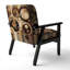 Fauteuil rembourré moderne Aged Barrel Universes VI