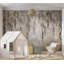 Papier peint botanique - Feuilles suspendues sur une ficelle-874777203