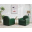 Ensemble de 2 fauteuils pivotants rembourrés Oaklynd-333715188