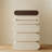 Modern Beige Solid Manufactured Wood Accent Cabinet