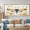 Schéma d'un papillon de nuit beige et jaune - insectes et art mural