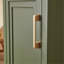Meuble-lavabo sur pied vert simple entièrement assemblé de 18 po avec plateau en céramique à 3 trous-131580692-131580694