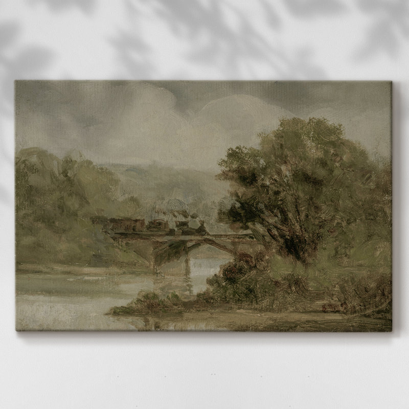 Paysages rétro-DCCXII -Galerie enveloppée Cavas, 12 x 18