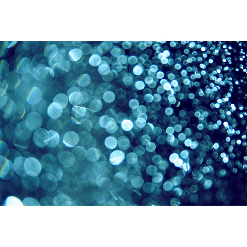 Blue Bokeh by Nevarpp - Wrapped Canvas Print, 61cm H x 91cm W x 3.8cm D
