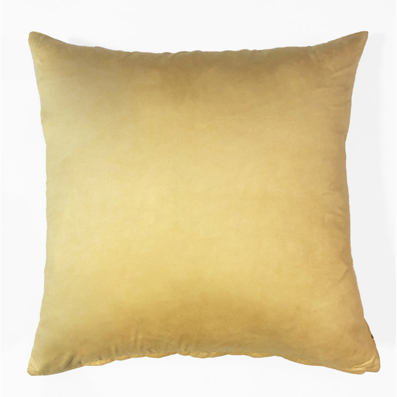  Housse de coussin carré et insert, Doré