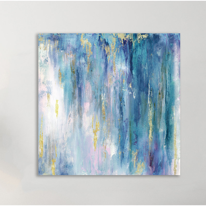 Metallic Storm by Tre Sorelle Studios - Wrapped Canvas Print, 30 cm H x 30 cm W