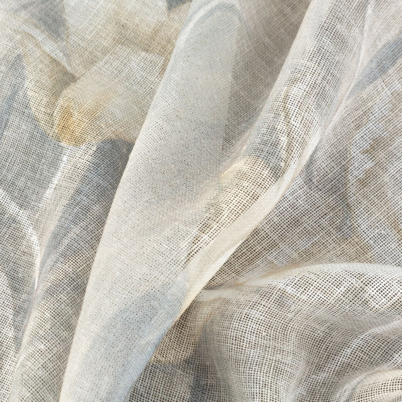 Afzal Semi Sheer Curtains Single Panel