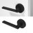 Valli Single Dummy Door Lever Modern Concealed Design Non-Turning for (Closet, Pantry or Hallway) – Sleek Minimalist Style in Matte Black-114645678
