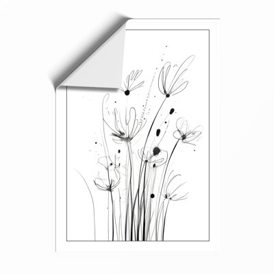 Wildflower Study Botanical - Framed Print