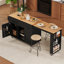 Îlot de cuisine 85,5 po avec centrale électrique et rangement extensible 85,5 po-526368107