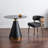 Black Round Sintered Stone Dining table-1798077592