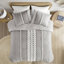 Ensemble d'édredon en coton avec chenille-121771424-121771425