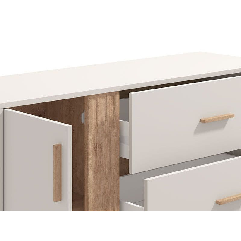 Carolanne 125cm W 3 - Drawer Chest of Drawers