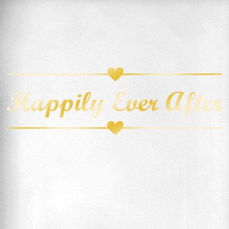 Wall Decal, Shiny Gold