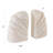 White Marble Artisan Bookends
