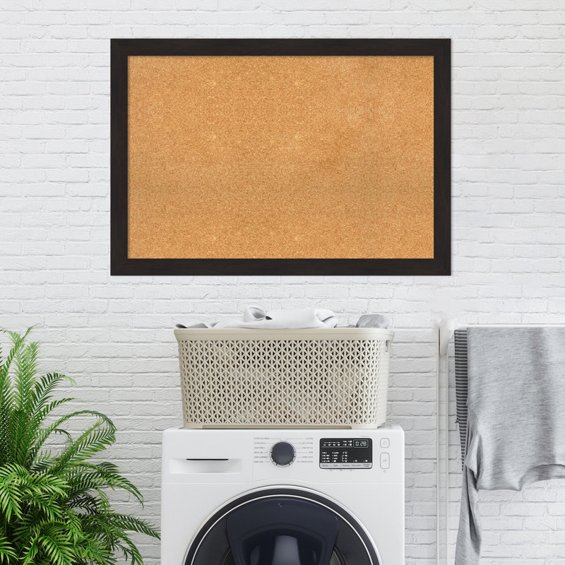 Panneau de liège mural Furniture, Espresso brun, H 2 pi 3 po x l 3 pi 3 po