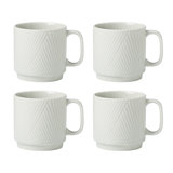 Modulus Mugs, Set of 4, Vapor