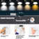 6in Colour Adjustable LED Recessed Downlight with Night Light 12 Pack