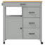Solid Wood Bar Cart-110280324