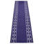 Tapis de couloir antidérapants sur mesure à bordures bleu marine-793950533