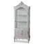 Bois blanc massif + vitrines en verre