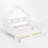 Full Size Wood Platform Bed With Storage And Guardrail-336736181