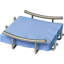 Porte-serviettes plat Kanhiya en nickel satiné-93840212