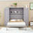 Wooden Murphy Bed with Shelves and Wardrobes-354532384-354532390