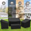 Housses pour meubles d'extérieur imperméables 4 pièces pour ensemble de meubles de patio-379660363
