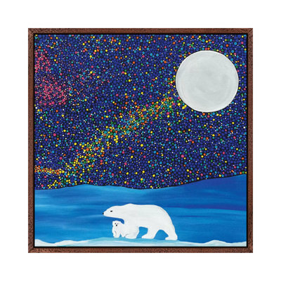 Polar Night 1 Piece Wall Art on Canvas