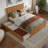 Nantucket Solid Wood Platform Bed with Footboard & Twin Trundle-120232362-126308751