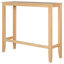 Salle à manger avec 2 chaises de bar et une table rectangulaire de 48 po, idéale pour les petits espaces, couleur naturelle + beige, structure solide, repose-pieds, hauteur de confort supplémentaire, style, configuration des chaises, petit-déjeuner approprié