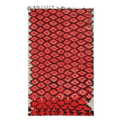 One-of-a-Kind 4'x6'10" Hand Knotted Area Rug