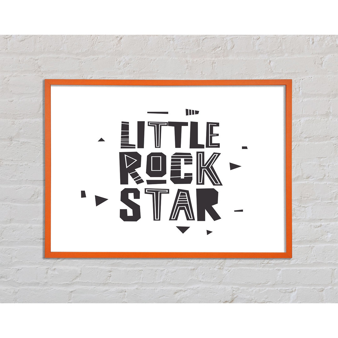 Little Rock Star Gerahmter Druck