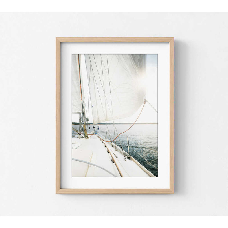 «Sail Away Wall Art: Calm Ocean Scene»