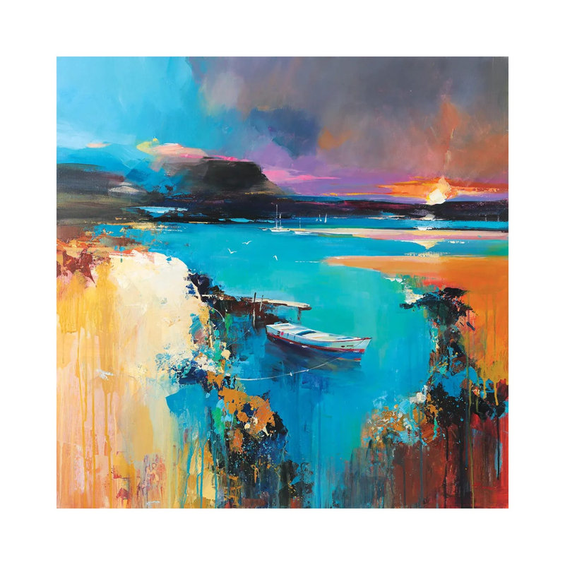 Deep Water by Tatyana Yabloed - Wrapped Canvas Painting, 30.48 cm H x 30.48 cm W