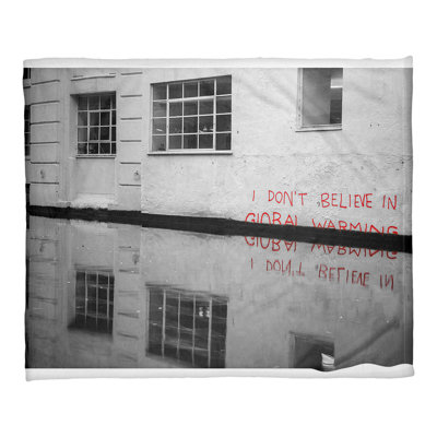 Banksy Sewn Throw Blanket