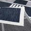 Modern Non-Slip Area Rugs – Blue Cream – Living Room, Hallway Runner, Kitchen & Door Mat – Multiple Sizes-2120391170