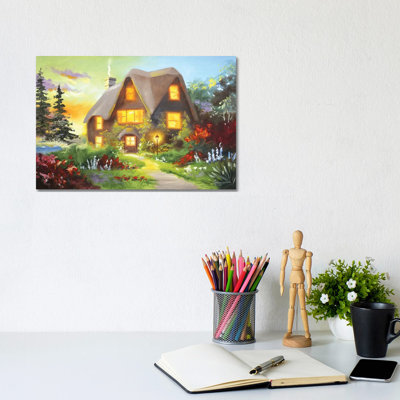 Cabin In The Country by D. "Rusty" Rust - Gallery-Wrapped Canvas Giclée on Canvas